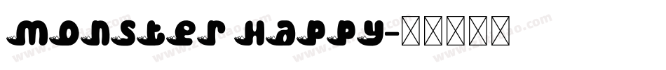 Monster Happy字体转换